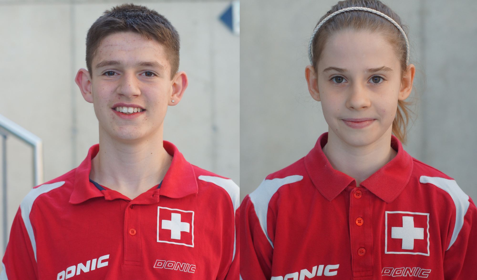 Gaël Vendé (Schweizermeister U18) und Camille Linke (Schweizermeisterin U15) nehmen an der Jugend-EM teil