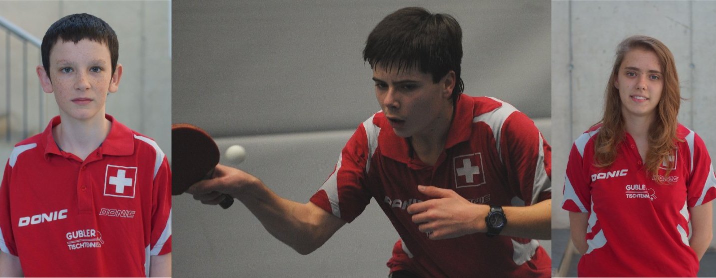 Von links: Nicolas Simonet, Andrin Melliger, Amanda Fauvel