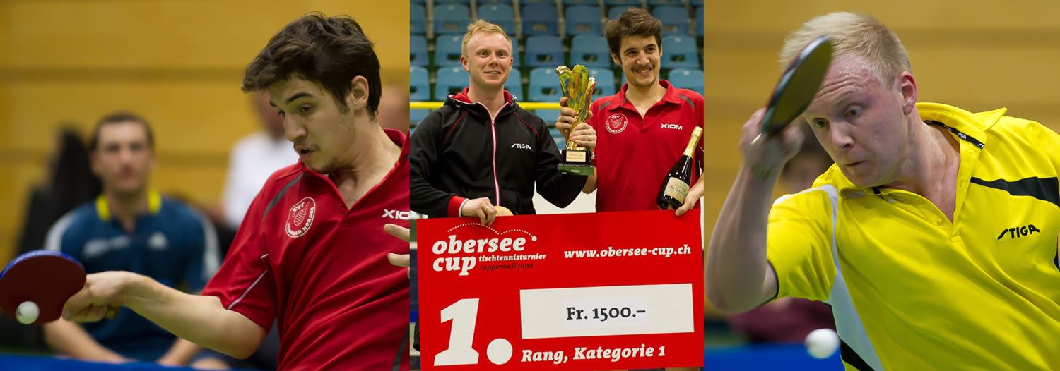 Robin Moret (rotes T-Shirt) und Roman Rosenberg