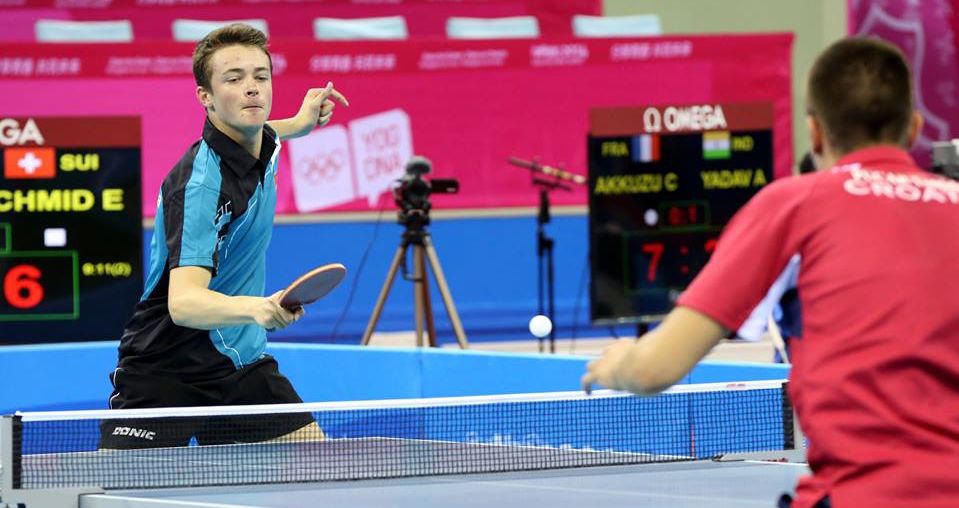 Elia Schmid (links) gegen Tomislav Pucar, Photo: Swiss Olympic