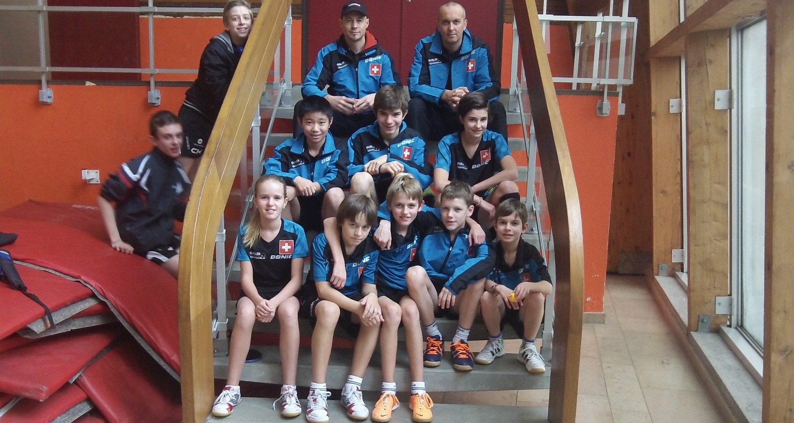 Die Schweizer Delegation in Pont-à-Mousson