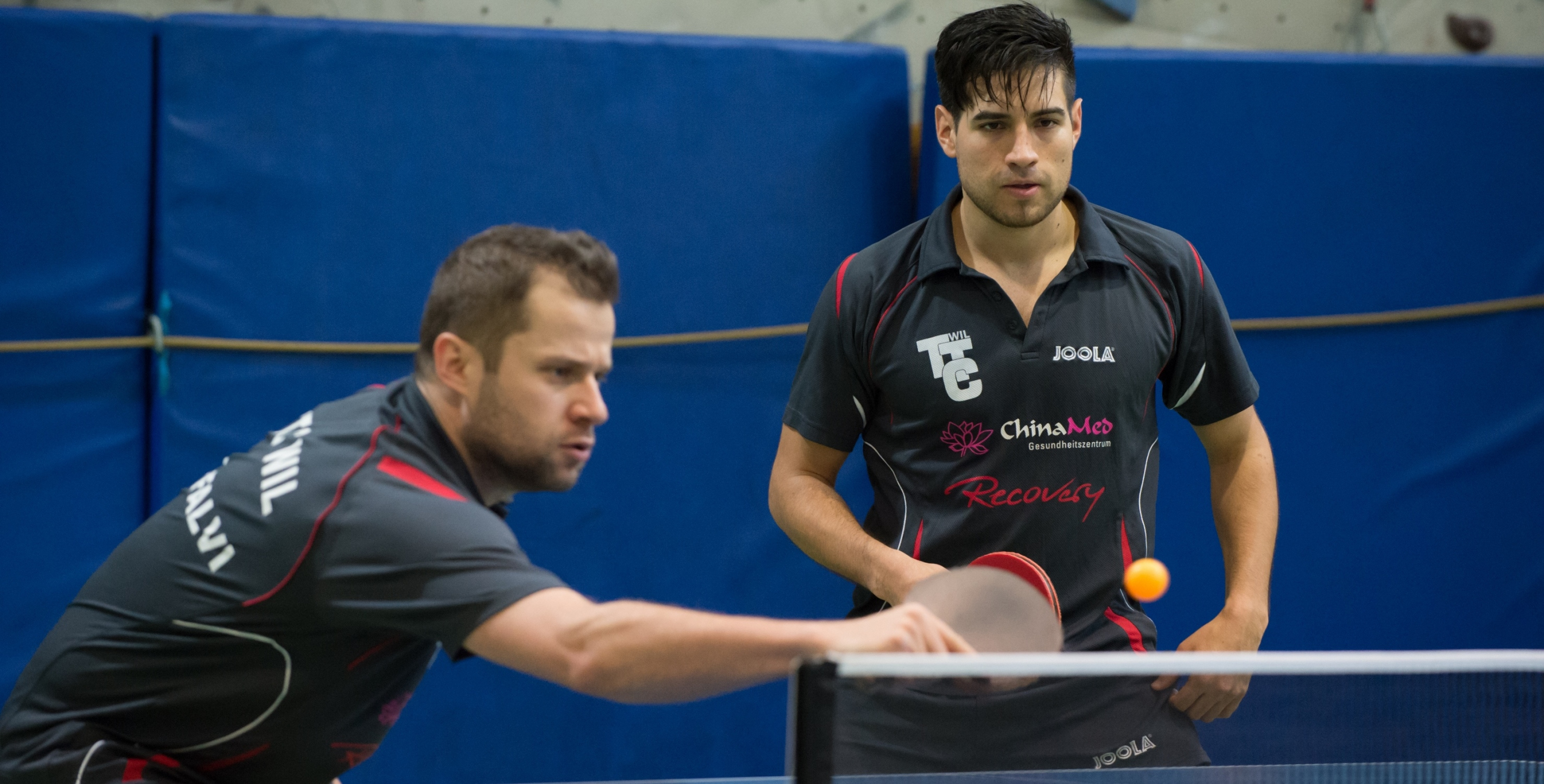 Norbert Tofalvi (links) und Christian Hotz vom TTC Wil