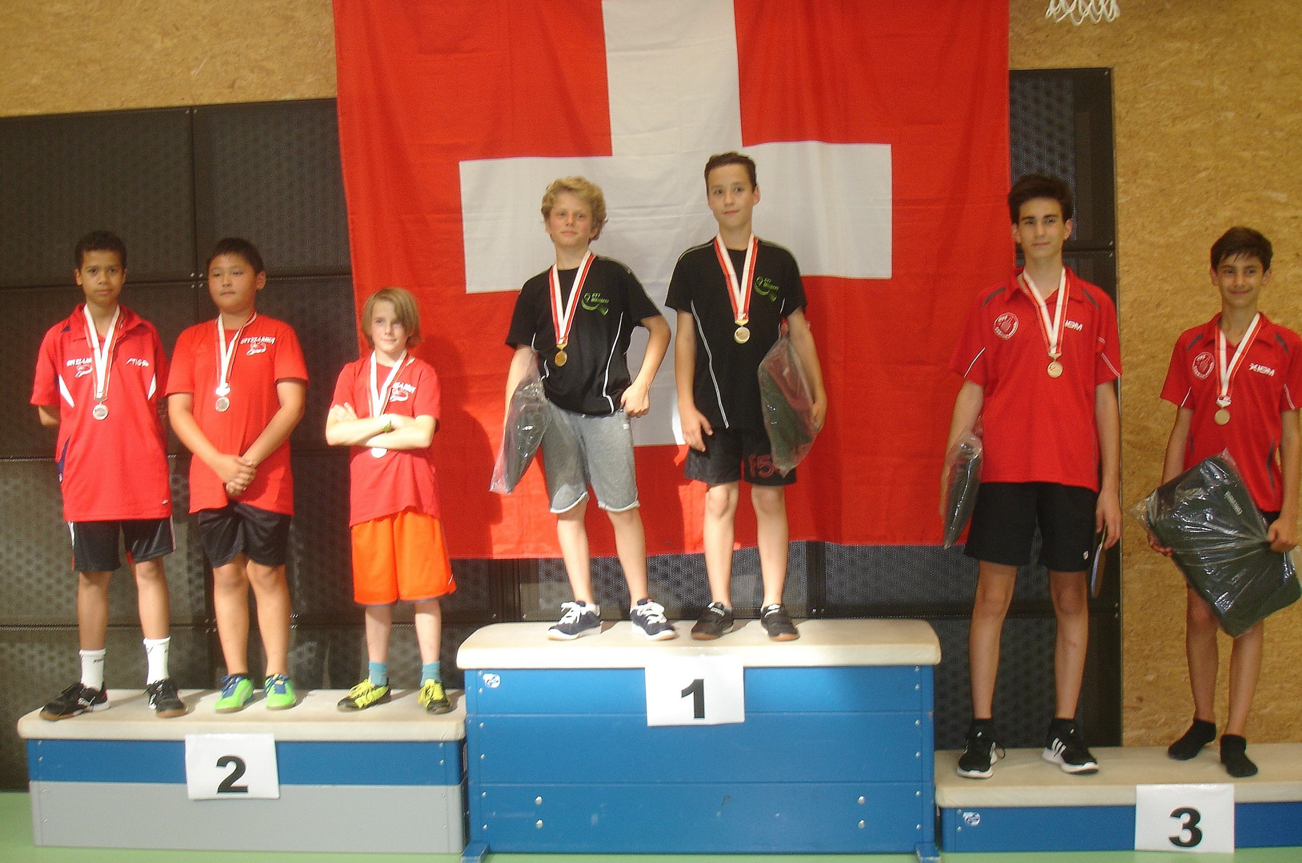 1. M&eacute;zi&egrave;res 2. ZZ-Lancy 3. Foward Morges