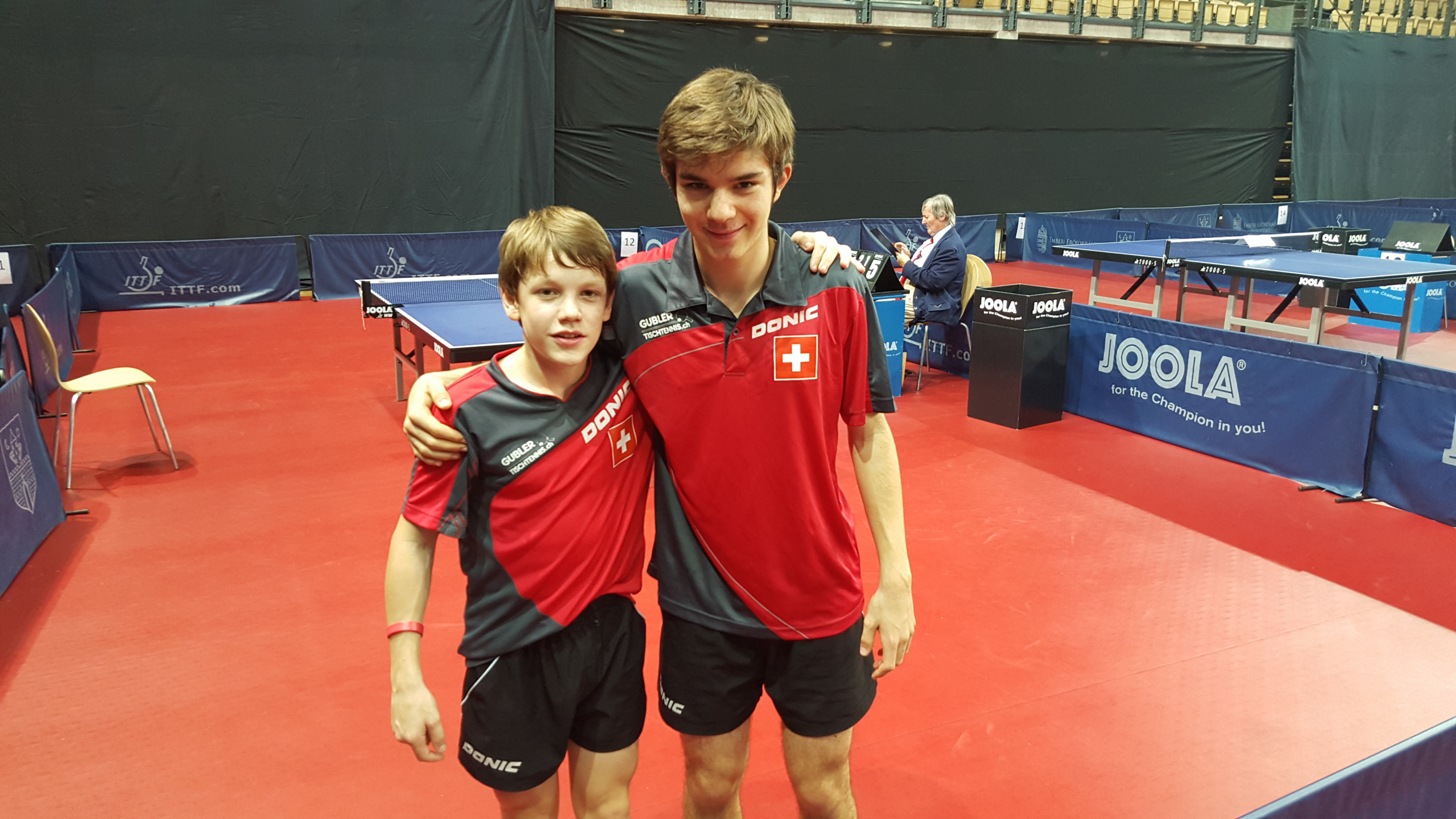 Excellent quart de finale pour Barish Moullet et Dorian Girod