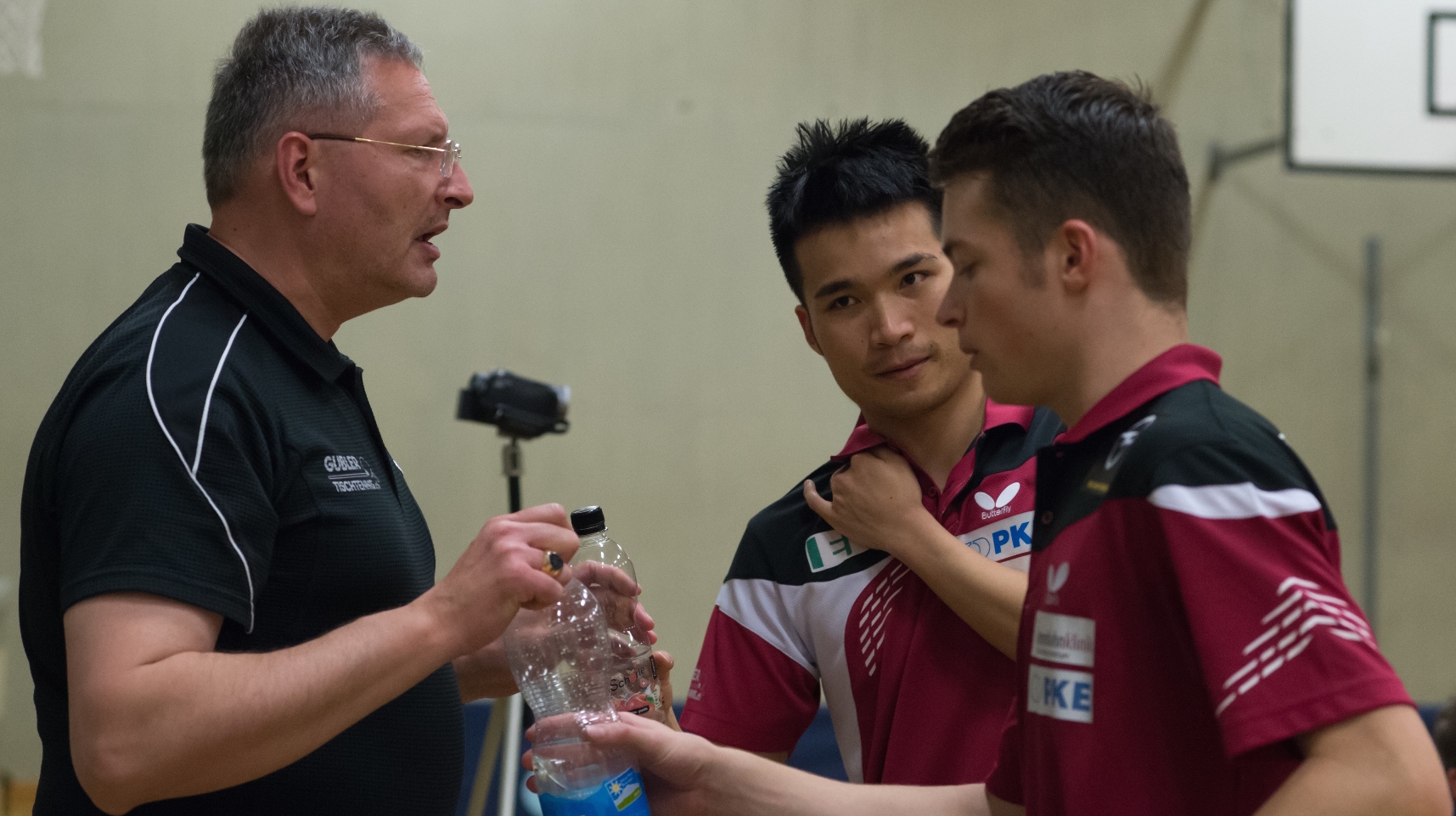 Karl Rebmann au coaching des deux hommes forts de Rio-Star Muttenz : Chengbowen Yang et Elia Schmid