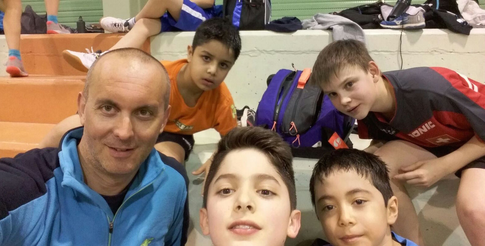 Yannick Charmot, Abishek Vepa, Miguel Van Es, Olbryan Bury et Bastien Romanens