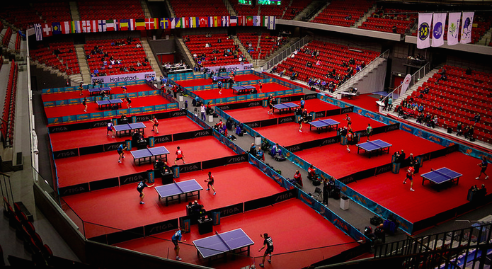 La magnifique salle d'Halmstad