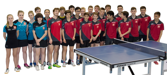 U15-/U18-Kader an der Nachwuchs-SM 2016