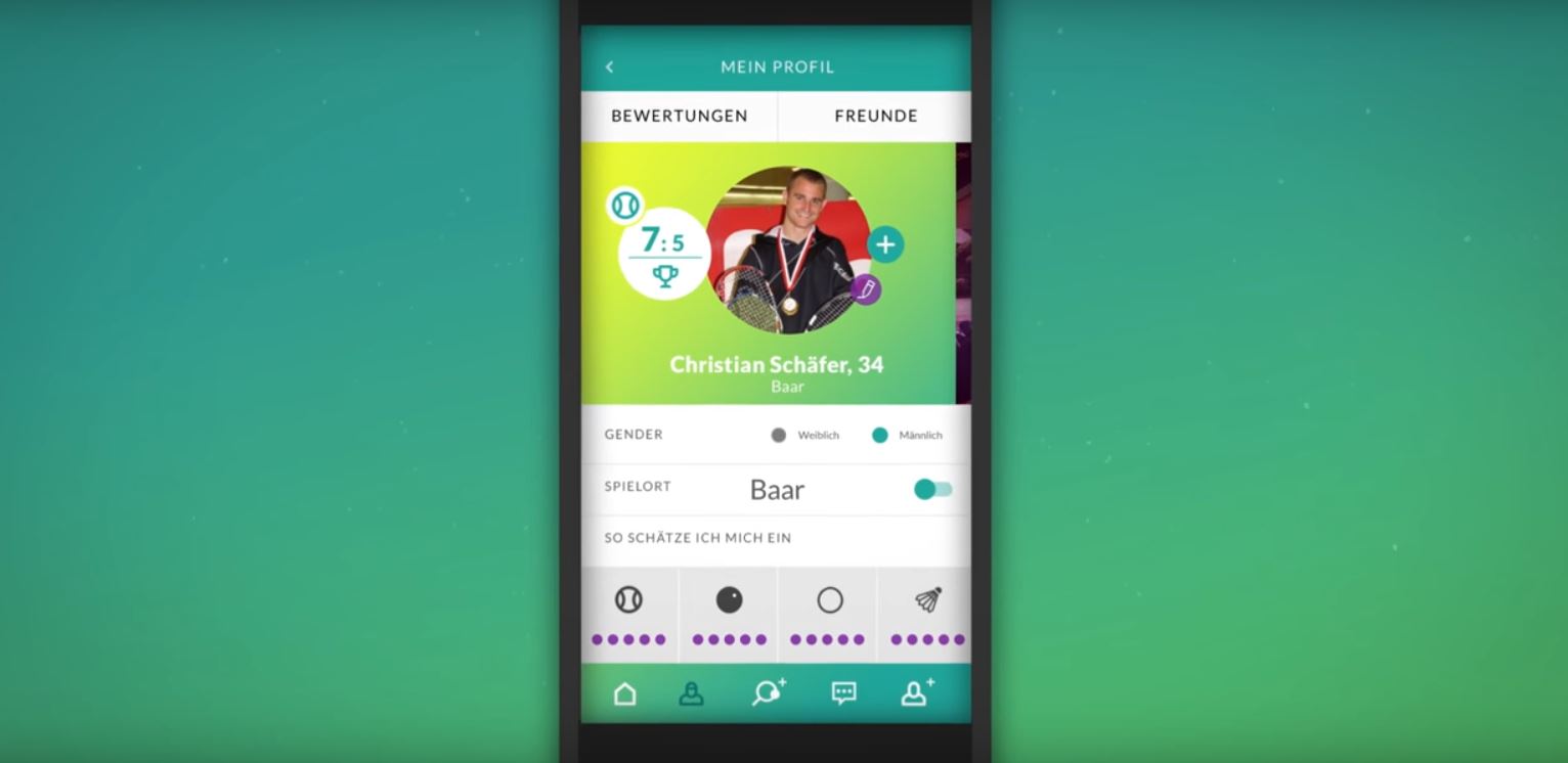 Die Friendsracket-App