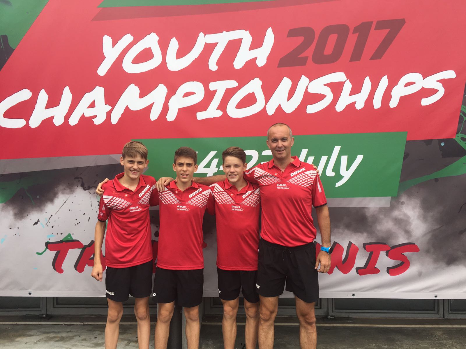 Die Knaben U15-Mannschaft